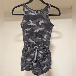 Athleta girl Gray Camo Kids Romper